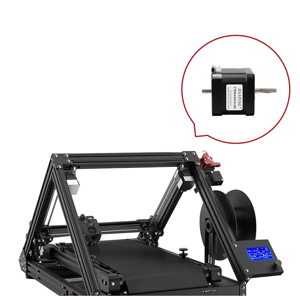 NEMA17 Dual Axis Stepper Motor 0.4N.m 1.5A 17HS4401S-SZ 3D Printing High Precision And Fast Speed Operation for CNC Machines