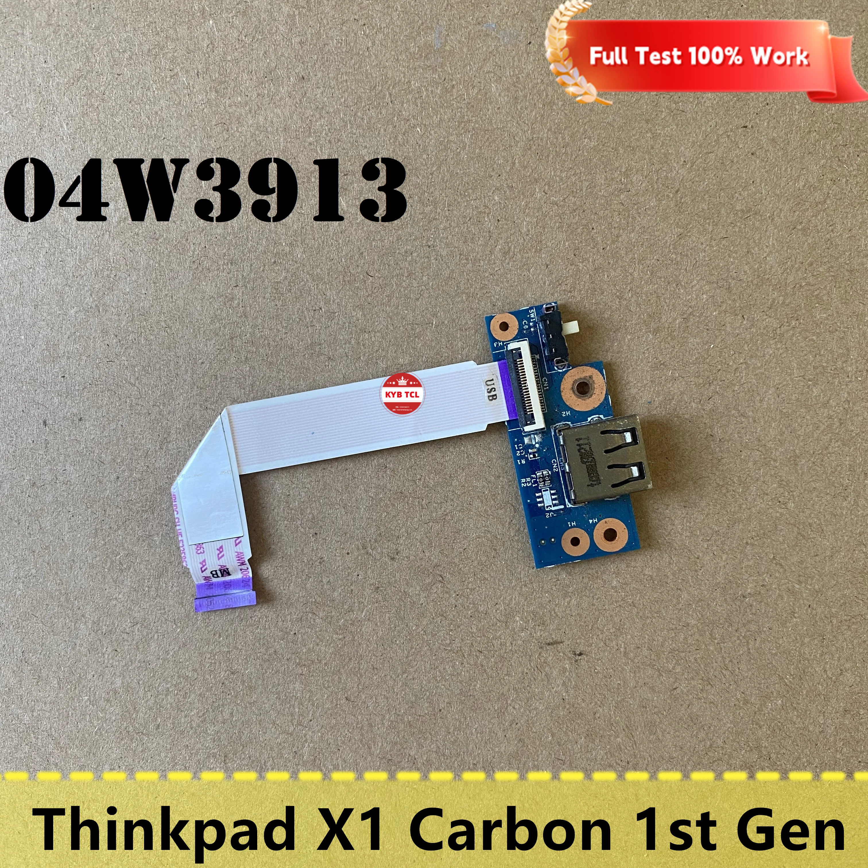 For Lenovo ThinkPad X1 Carbon 1st Gen LCD Video Display Cable Or Touch USB Power Wifi Switch Board Cable 50.4RQ12.002 04W3913