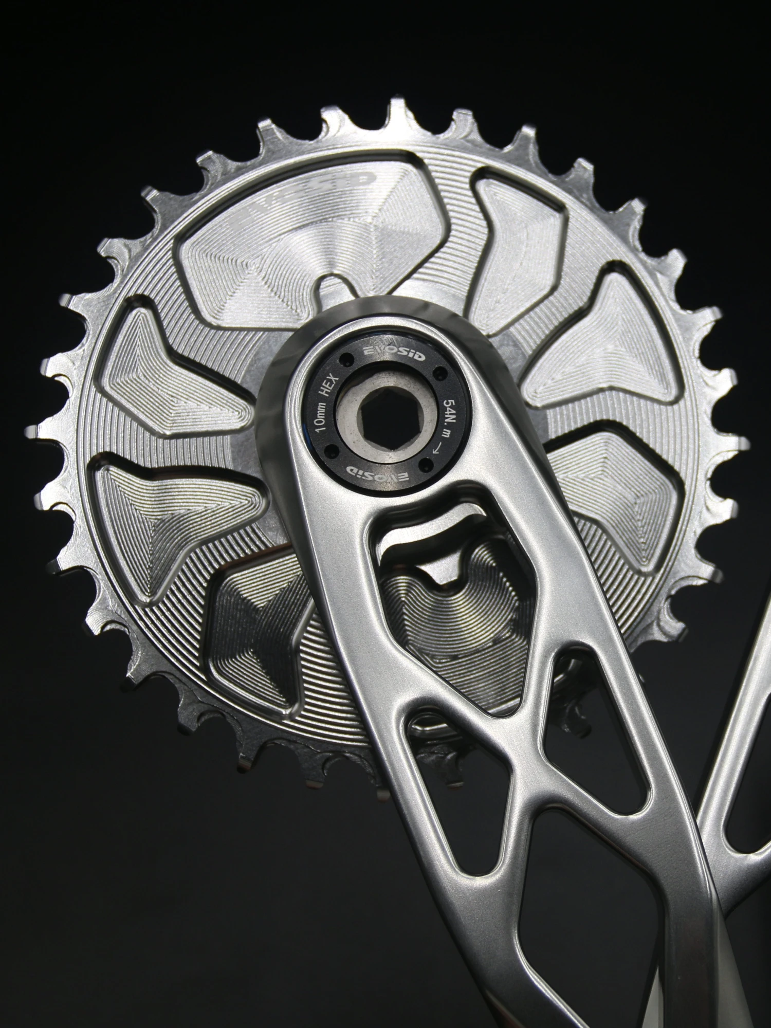 EVOSID Mountainbike Kettingblad 32/34/36/38 T MTB Fiets Kettingwiel 8-12 S MTB Fiets Crankstel 3 Nagels Smalle Brede Tanden Kettingblad - afbeelding 2