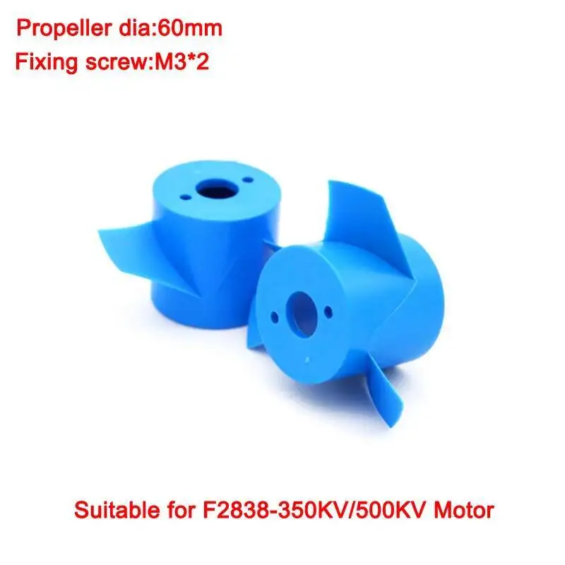 1 para 3-łopatkowych śmigieł do podwodnego ROV, wiosła CW CCW PC ABS, napęd do silnika F2838-350KV/500KV, silnik pchający do łodzi RC