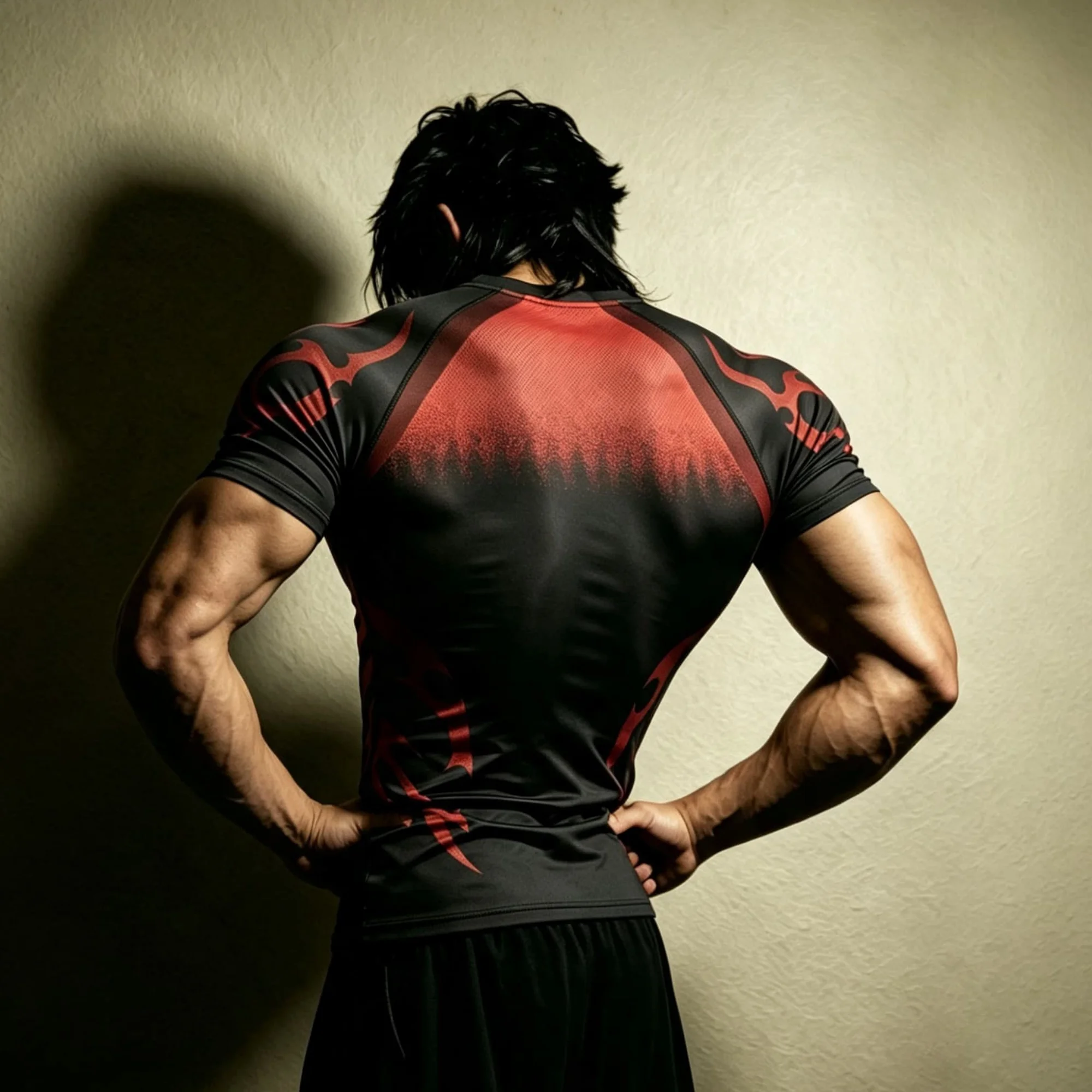 Neue Farbblock-Kompressionsshirts für Herren, atmungsaktives Workout-Trainingsshirt mit kurzen Ärmeln, Sport-T-Shirt