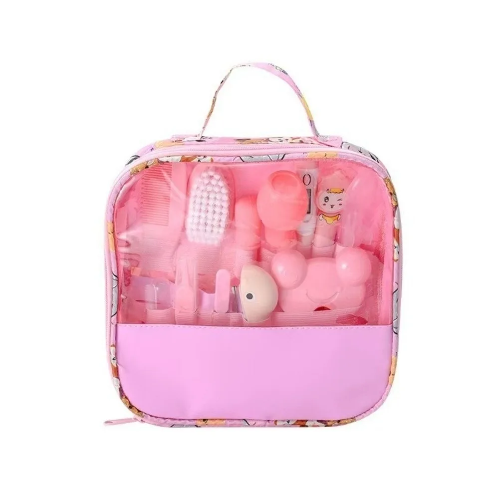 13 unids/set Kit multifuncional de cuidado del bebé cepillo de lavado de pelo aspirador Nasal Kit de aseo para bebé peine cortaúñas