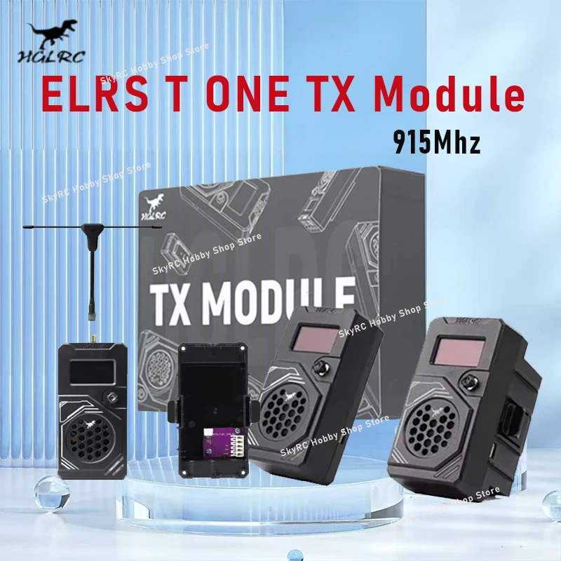 

T ONE TX MODULE ELRS HGLRC 868/915Mhz 2W power transmitter suitable for aircraft model remote control