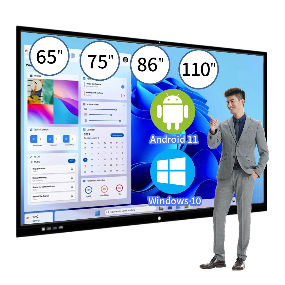 

55-110 Pizarra Interactiva Touch Pizarra Digital Para Trabajo Pizarra Portatil Interactiva