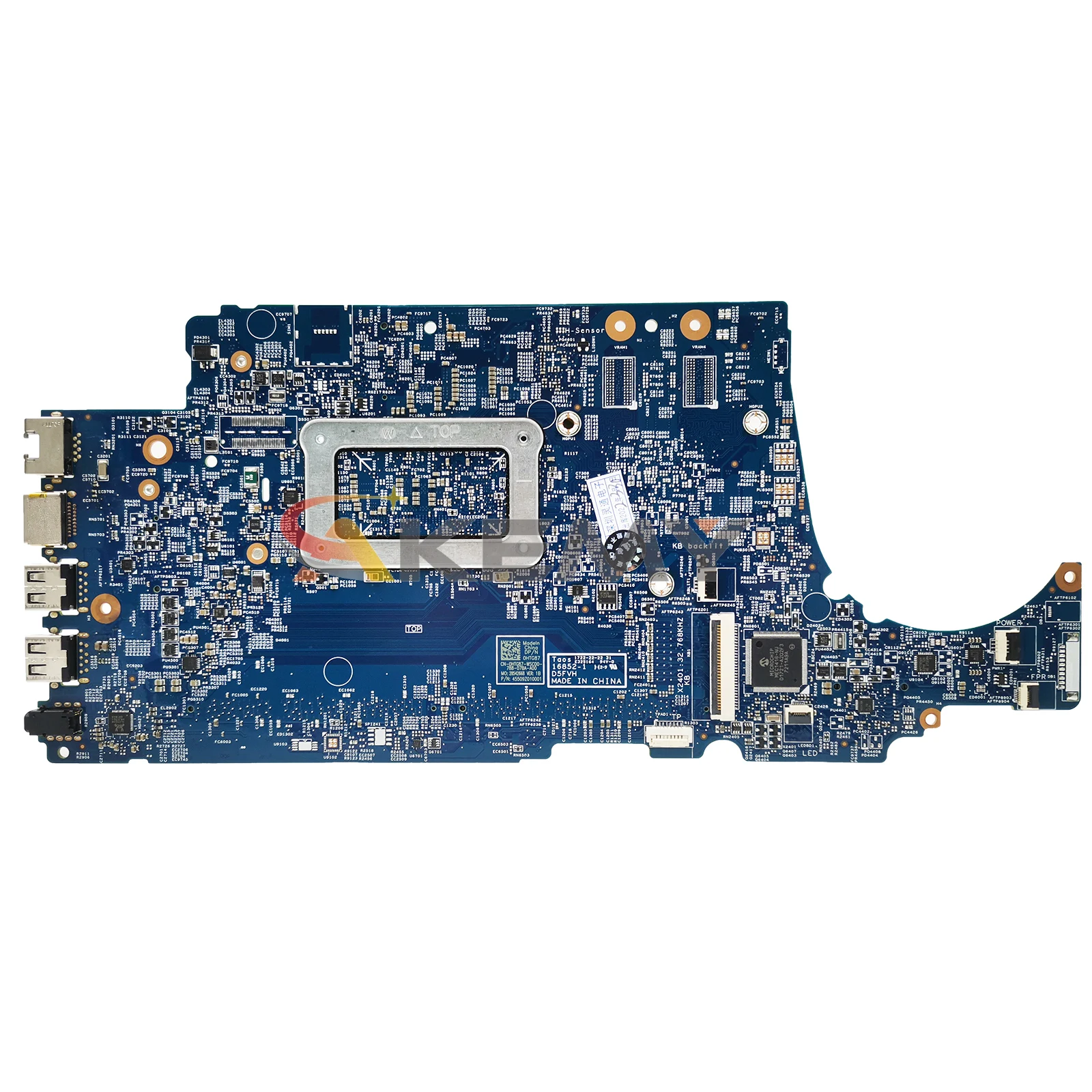 Imagem -05 - Akemy 168521 Placa-mãe para Laptop Dell Latitude 3480 3580 004jrr 0td9wg 08ncky 02v63c com i3 i5 i7 6th 7th Gen Cpu