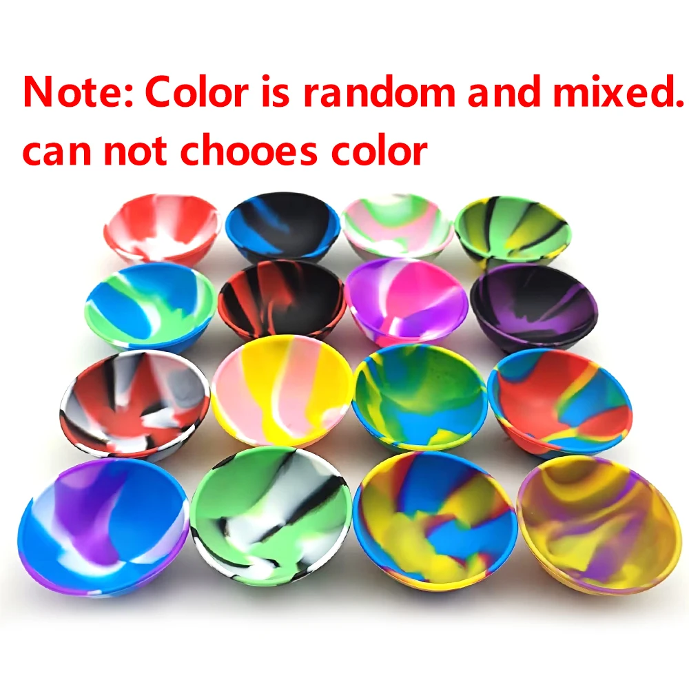 5/10/50Pcs Colorful Silicone Bowl 67mm Girly Gift Gourd Household Container Multi-Color Tobacco Smoking Accessories For Herb