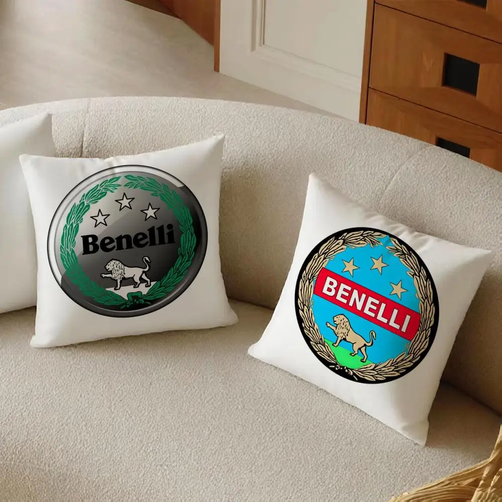 Hot Cool B-Benelli Cushion Cover Daily Washable Linen Pillowcase Soft  for Sofa Bed Home Room Decor