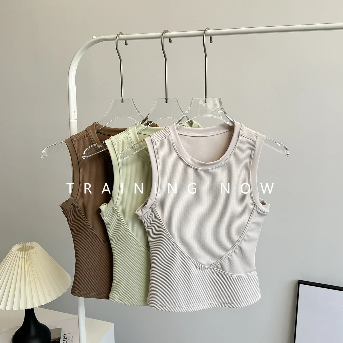 

Sports vest women summer integrated shock-proof yoga bra underwear Pilates fitness beauty top