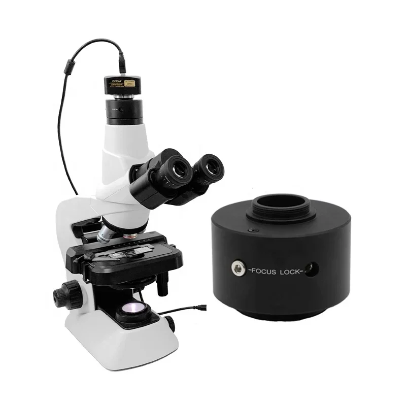 Factory Directly 0.5X C-mount Microscope CCD Camera Adapter for Olympus Trinocular Microscope