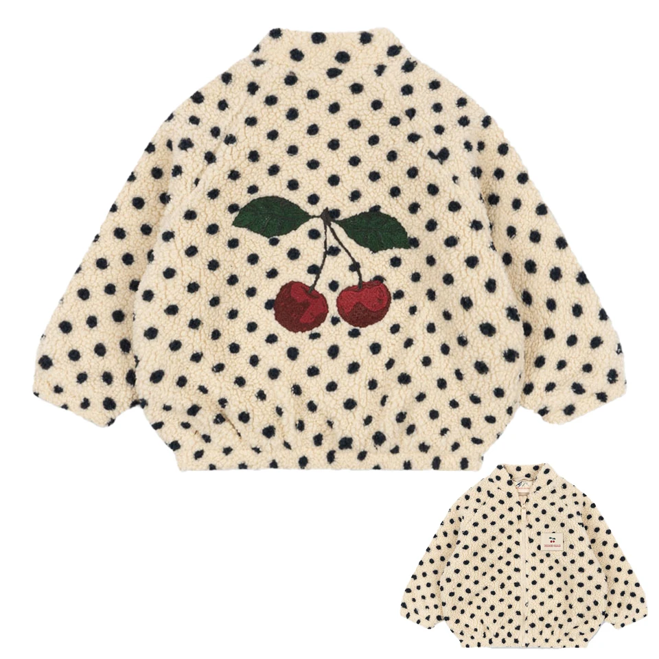 2026 KS Herfst Winter Baby Meisjes Jongens Lamswollen Jassen Meisje Honden Cartoon Bovenkleding kinderen Harten Jassen Kinderkleding 1-9Yrs