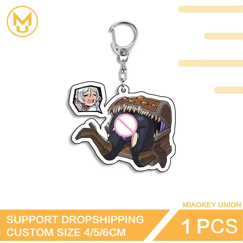 Seductive Frieren Exquisite Attractive Unique Double Sided Acrylic Keyring High Quality Practical Key Ring Accessory