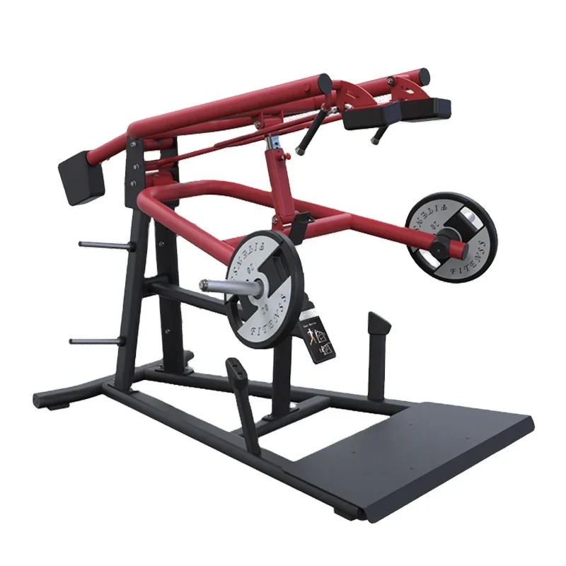 Steel Plate Loaded Machine, FOB Price Dezhou Factory Fitness Center Plate Loaded Gym Equipment Iron Fitness Squat Machine