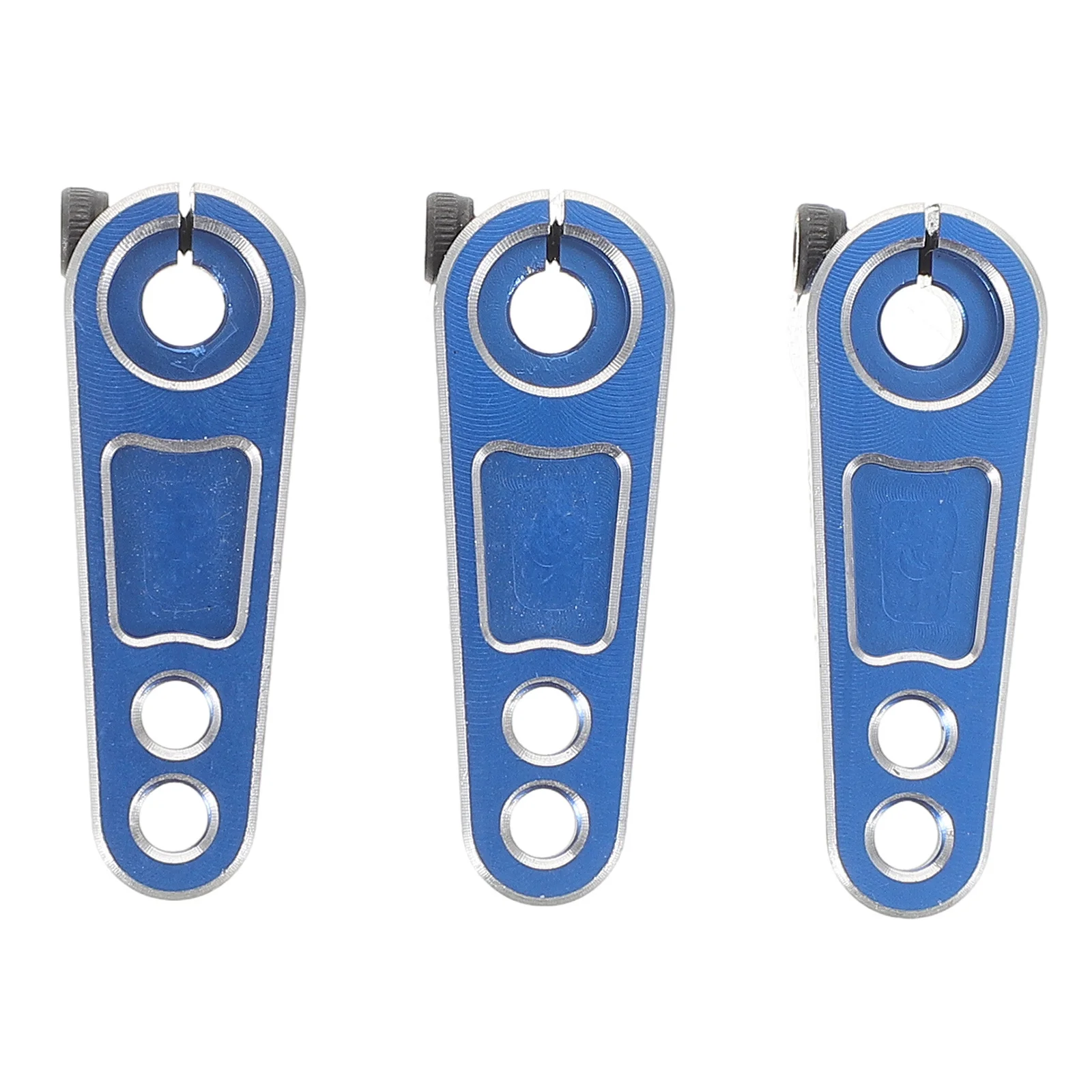 อะไหล่แขนโลหะ 3 ชิ้นสำหรับเครื่องบินบังคับวิทยุและรถยนต์ แกนบังคับเลี้ยวควบคุมความแม่นยำ ทนทาน ใช้งานได้ยาวนาน ออกแบบแข็งแรงสำหรับรีโมท