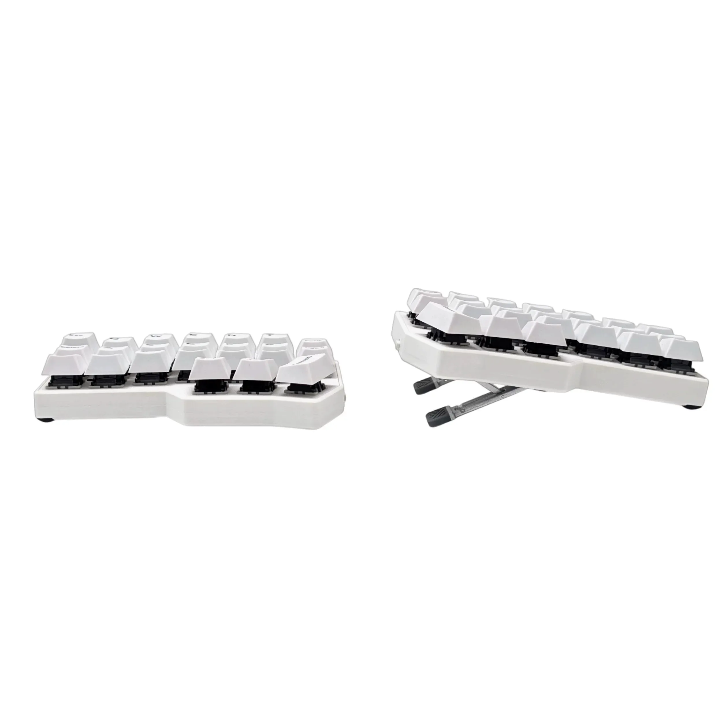 Corne V4 Wireless Split Keyboard 2.4G Single Mode Vial Supported 3 Adjustable Tilt Feet Ergonomic Mechanical Keypad Programmer