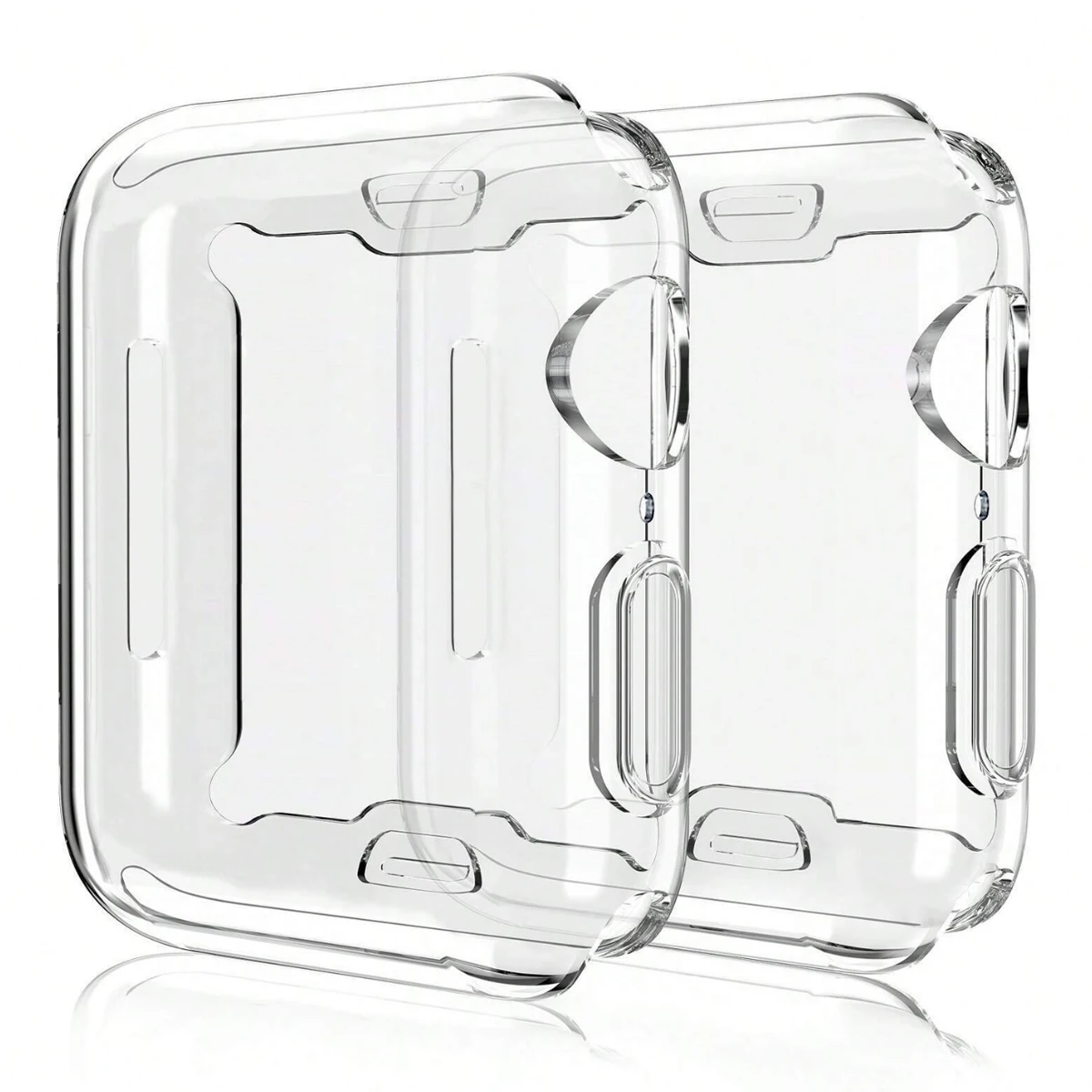 

2pcs/set TPU Full Cover High Definition Ultra Thin Watch Case For Apple Watch 38/40/41/42/44/45/49mm,Ultra/SE/9/8/7/6/5/4/3/2/1