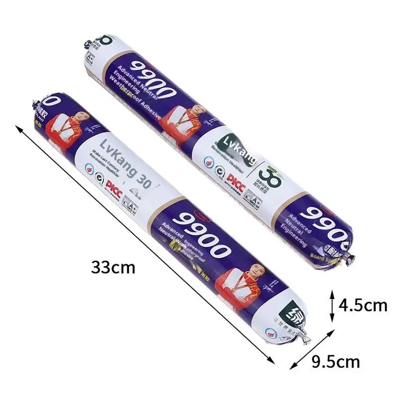 لاصق سيليكون مقاوم للماء مانع التسرب للباب والنافذة حافة الختم لاصق زجاجي مانع لتسرب الماء سريع الجفاف شفاف #5