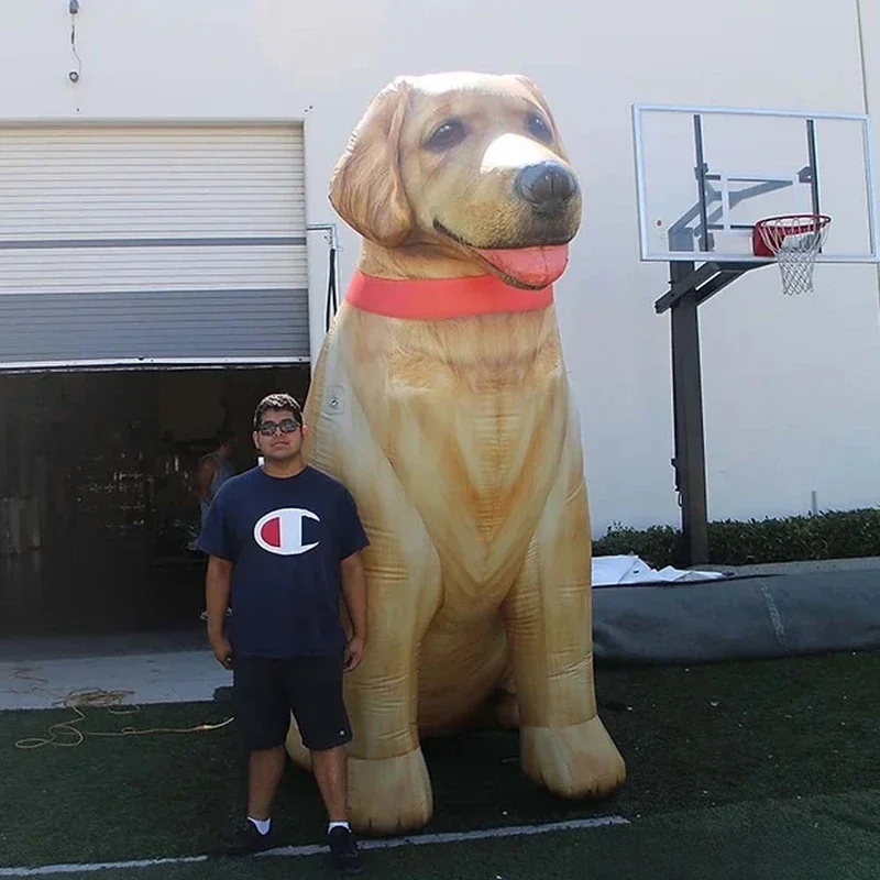 Perro inflable personalizado globo gigante Bulldog Labrador Dachshund pastor alemán Golden Retriever Labrador publicidad al aire libre