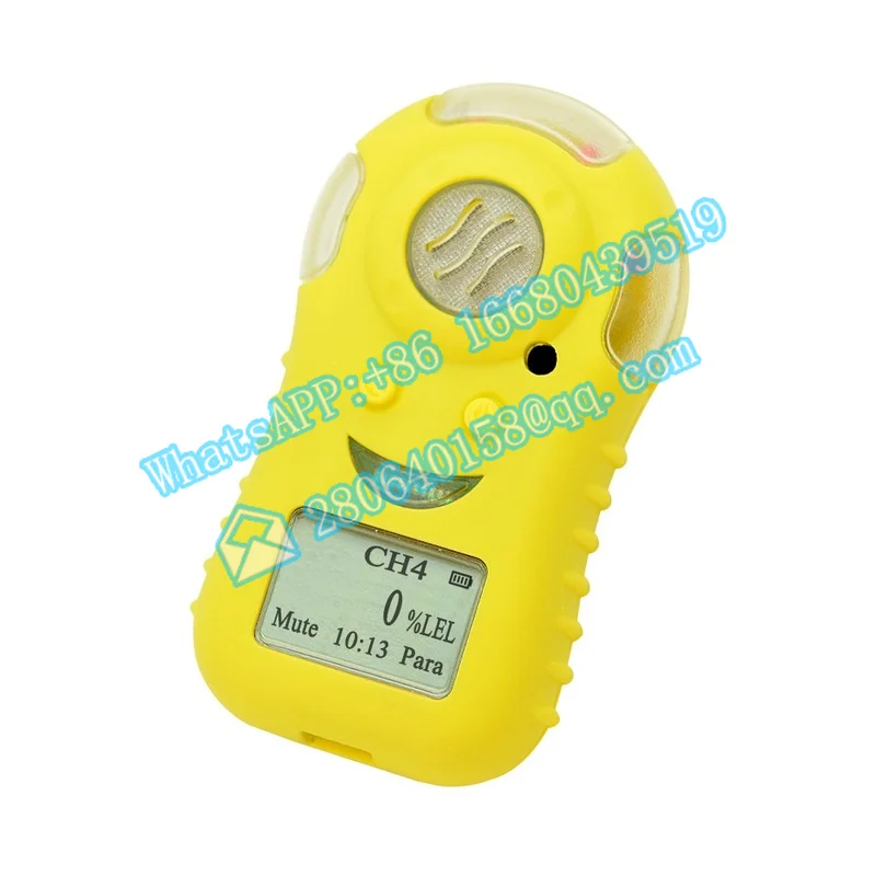 Best price single rechargeable portable LCD combustible gas detector handheld methane