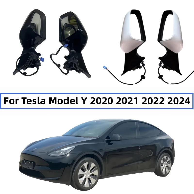 

For Tesla Model Y 2020 2021 2022 2024 Side Original factory quality of the rearview mirror assembly