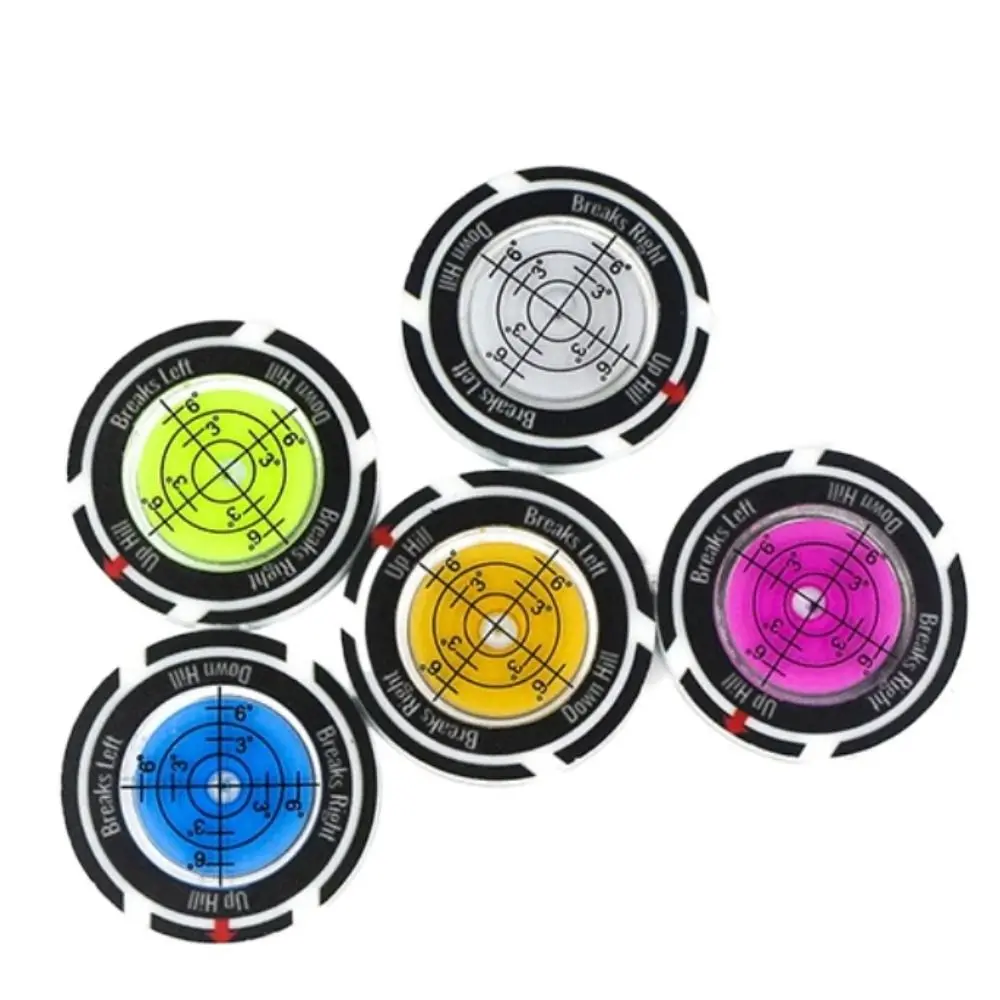 High Precision Golf Tools Leveler Clear&Transparent Training Tool Golf Slope Meter Versatile Design Ball Marker