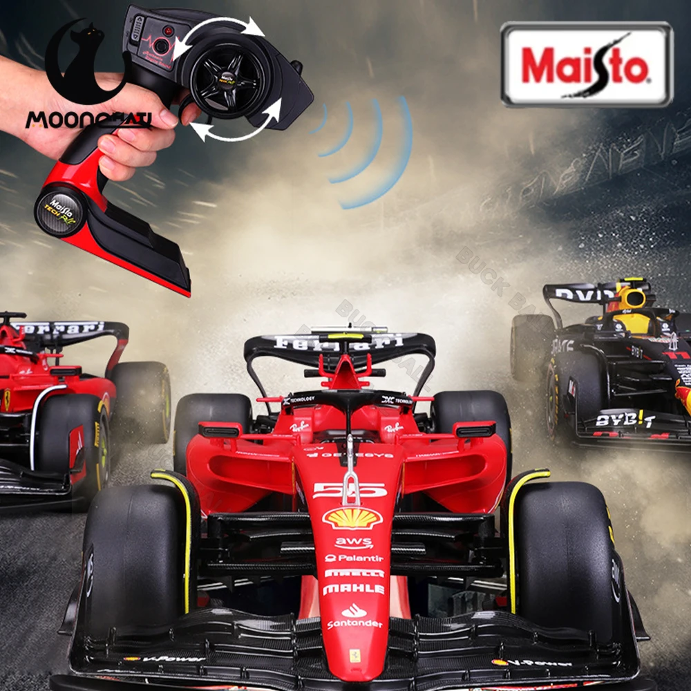 New Maisto 1:10 F1 Racing RC Car RTR Red Bull RB19 Ferrari SF23 F1 Alloy Miniature Die Cast Formula 1 RC Car Collection Kid Toy