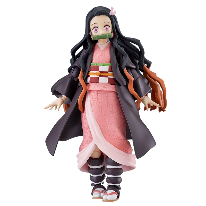 

13CM Anime Figure Demon Slayer SKamado Nezuko Movable Head Changer Various Poses Model Dolls Toy Gift Collect Boxed PVC