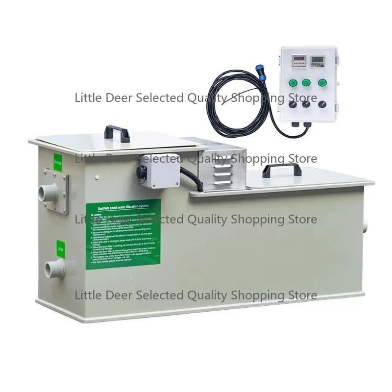 

RAS Combi Drum Filter Eco-Friendly PP Aquarium Fish Tank Outdoor Garden Koi Pond Filtration System Fish Pond Filter 5L