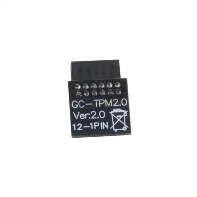 Y1UB TPM 2.0 12Pin Encryption Security Module Board Remote Controls TPM2.0 LPC 12Pin