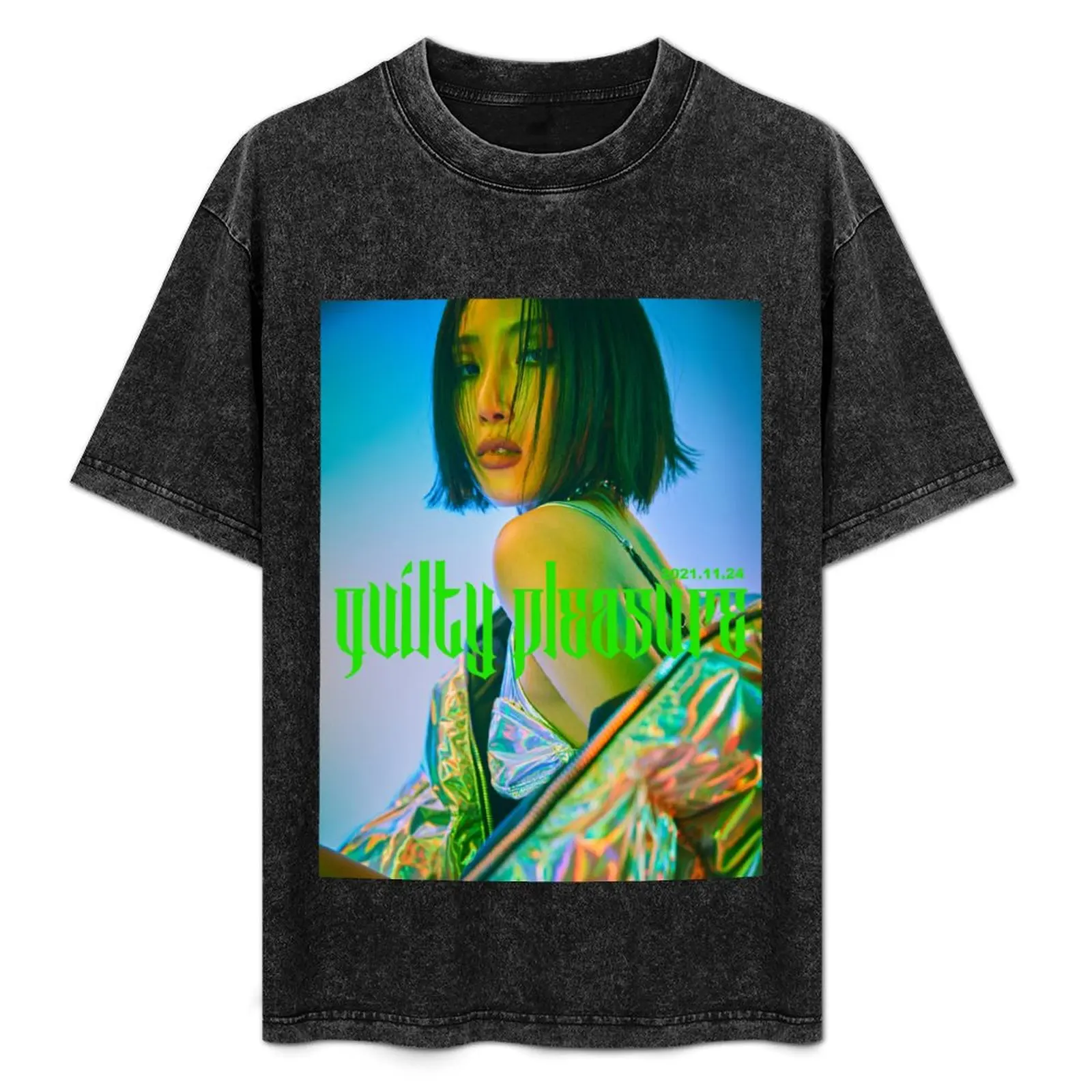 

HWASA Guilty Pleasure T-Shirt Trendy Casual Short Sleeve Shirt