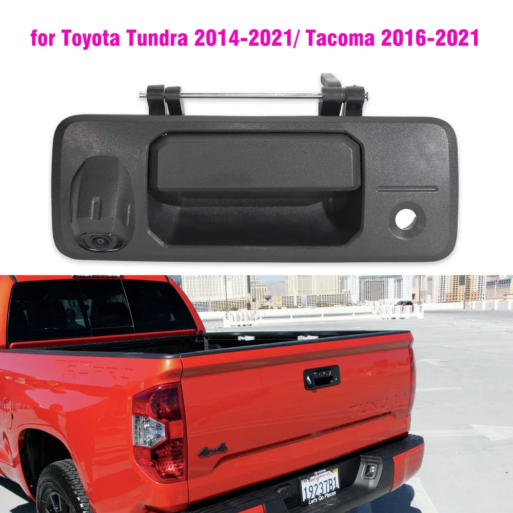 

Car Tailgate Liftgate Trunk Handle Camera Rear View HD For Toyota Tundra 2014-2021 Tacoma 2016+ 69090-0C090