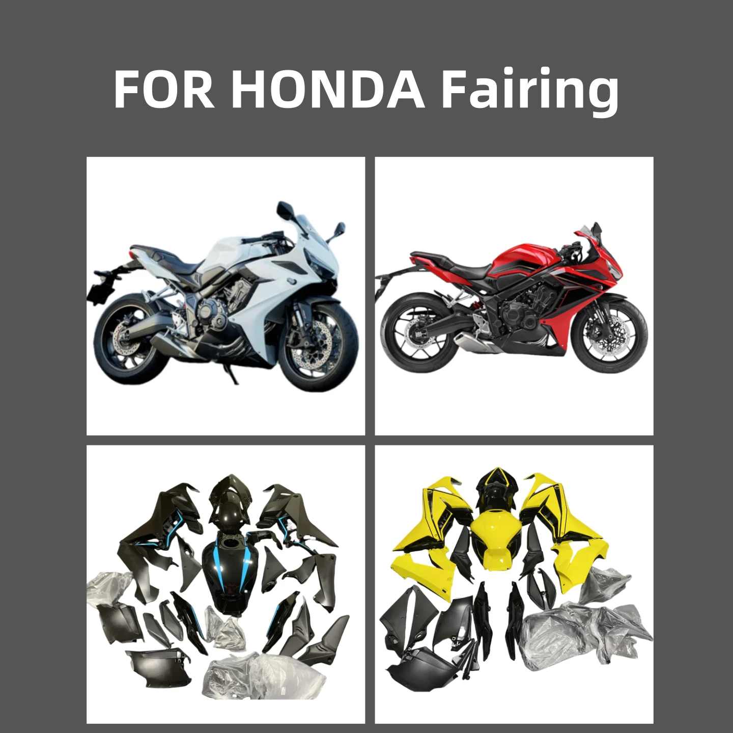 Motorcycle Fairing Kit for HONDA CBR 650R 19-20 21-23 Injection Motorcycle Fairings Bodywork Set 2019 2020 2021 2022 2023