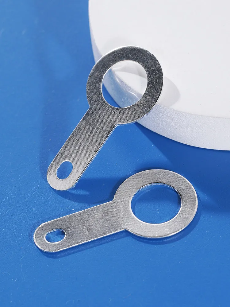 M2.2 M2.7 M3.2 M4.2 M5.2 M6.2 M8.2 Silver-plated Solder Tag Lug Ring Earth Connector Welding Washer Copper Soldering Lug