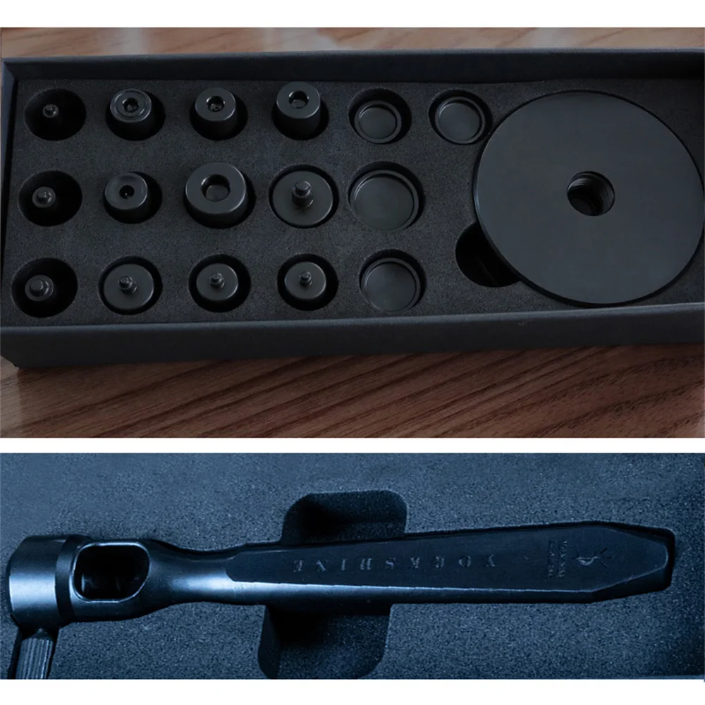 RCIDOS YORKSHINE snap button Four in one buckle installation tools,Button hand punching mold Japanese THK button tapping