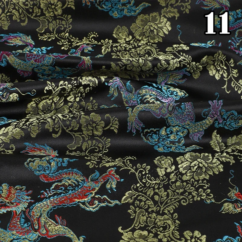 

Brocade Jacquard Flower Pattern Fabric 3D Relief Damask Fabrics DIY Sew Cheongsam Dress Hanfu Satin Garment New Chinese Material