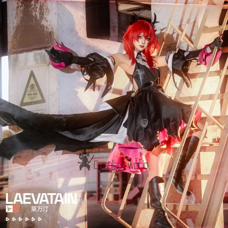 

Костюм для косплея по игре Arknights: Эндфилд, Лаватайн, Сурт, Огненный Меч. Карнавальная униформа, одежда для Хэллоуина, ролевых игр и вечеринок.