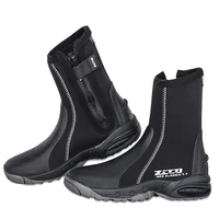 Botas de buceo de neopreno de 5mm, traje de neopreno con cremallera lateral para hombres y mujeres, zapatos de buceo, botas, accesorios para deportes acuáticos