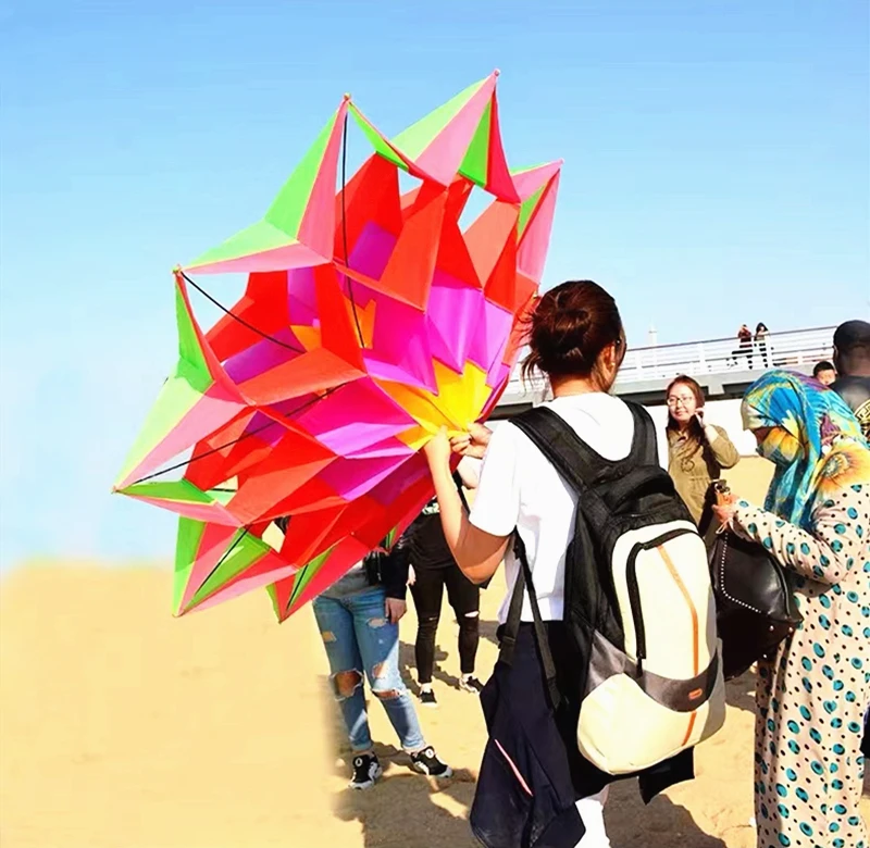 Free shipping 3d kites flying for adults kites new kites professional kite weifang kite store colorful flying kites sports toys