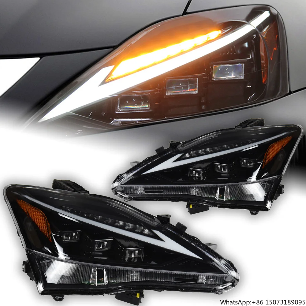 

Car Lights for IS250 Headlight Projector Lens Dynamic Signal Head Lamp IS300 LED Headlights Drl Automotive Accessory