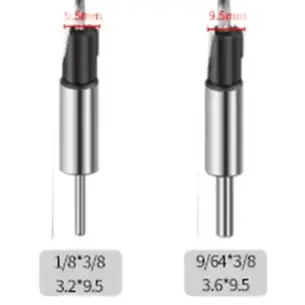 4 Flute Countersink Drill Bit With Depth Stop Adjustable 6542 Steel For Wood Metal Plastic Screw Hole Drilling Tool Kit
