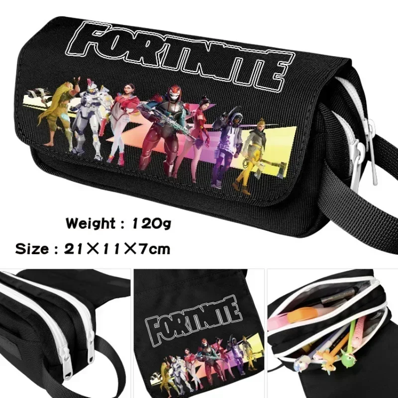 Fortnite Pencil Bag Pencil Case Large Capacity Waterproof Handheld Pencil Pouch Office Stationary