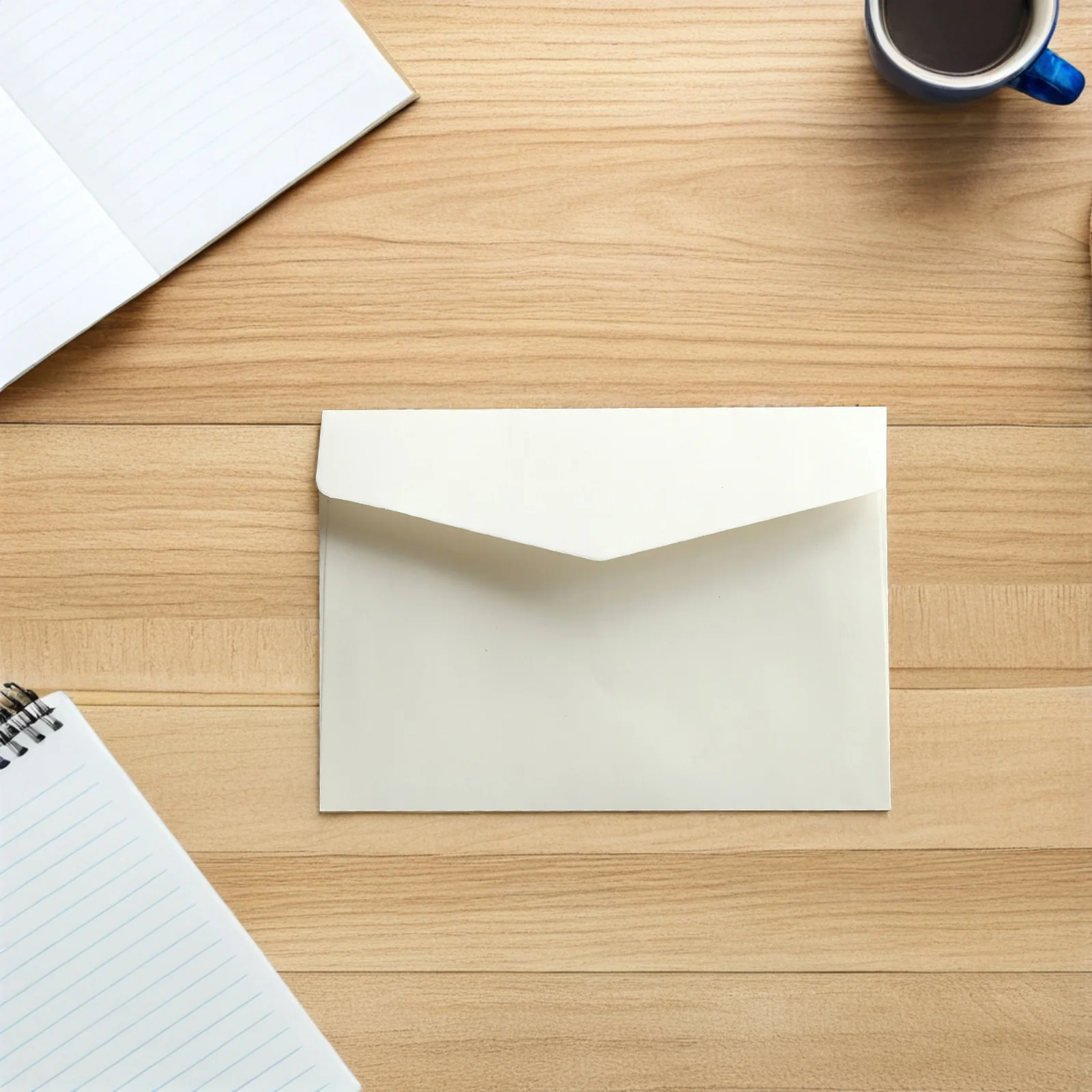 100 Stück Business-Briefumschläge, verdickte leere Geldbeutel, einfache Geschenkkarten-Papierumschläge für den Heimgebrauch