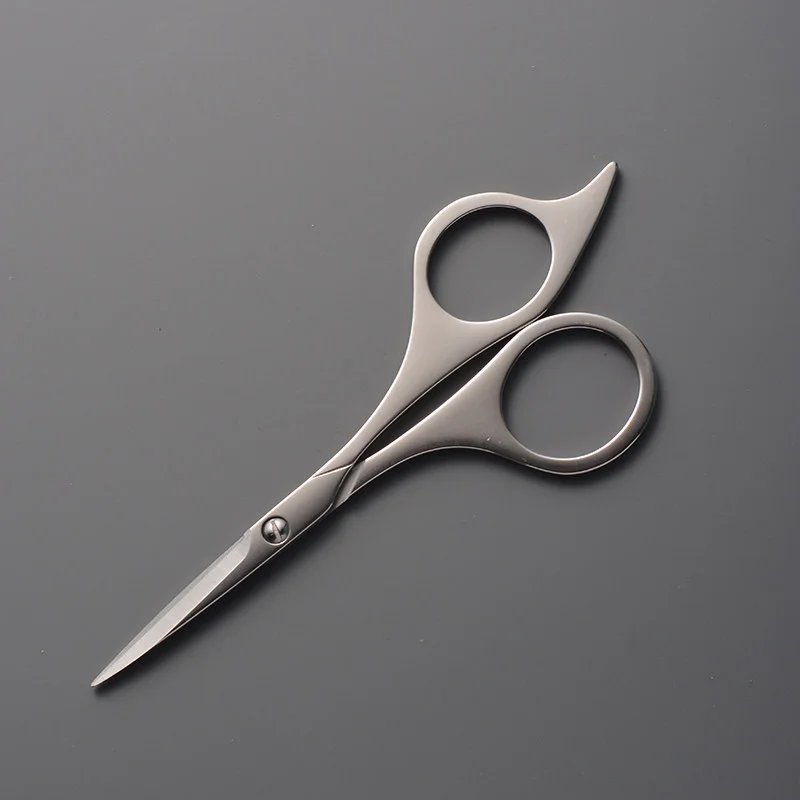 Edelstahl-Bartdünnungsscheren, Manuelle Augenbrauen- und Wimpernscheren, Scharfe Spitze Schönheits-Haarschneidescheren – Detail 2