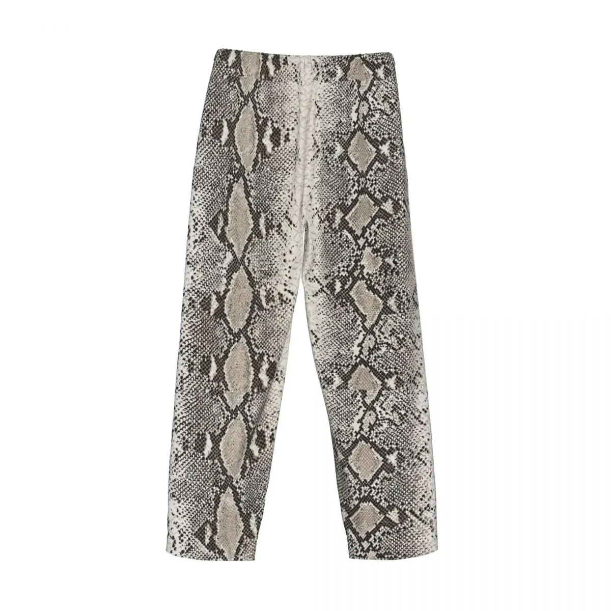 Vintage Snake Skin Men Sleep Bottoms Male Lounge Trousers Men's Pajama Pants