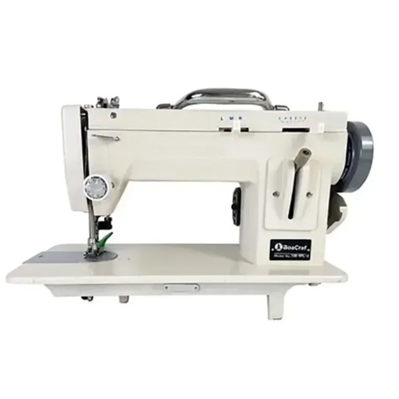 New Electric Thick Material Sewing Machine Walking Foot Zigzag Stitch 9inch  Arm Leather and Heavy-dut