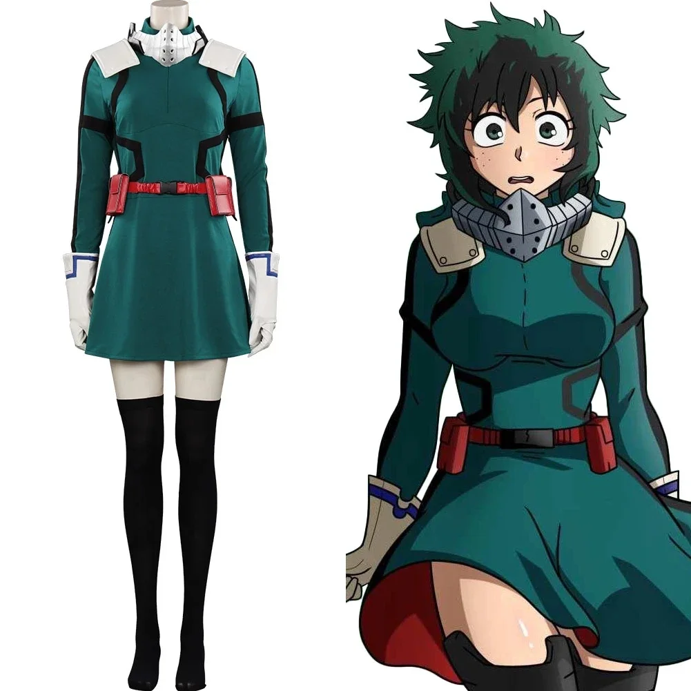 

Cosplay Costume Dress Outfits Halloween Carnival Suit Customize Any Size My Hero Academia Izuku Midoriya COSCOS
