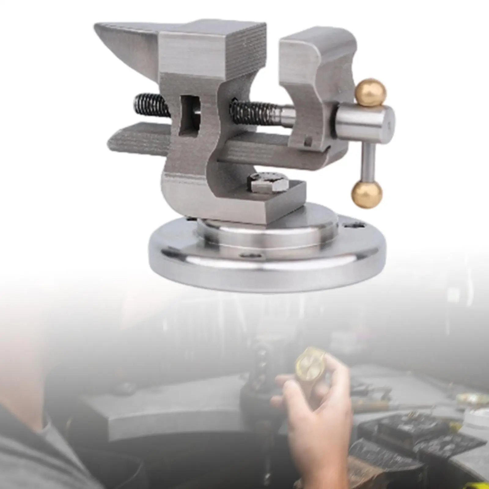 

Watch Repairing Table Vice Miniature Bench Vise Portable Workholding Clamp DIY Model Tool Mini Vise for Watch Repair Projects
