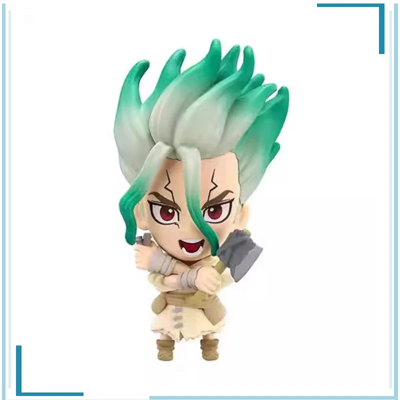 

Genuine BANDAI Dr.STONE Ishigami Senkuu Nanami Ryusui Saionji Ukyo Suika Q-version Children's Day Gifts Figure Model Toys