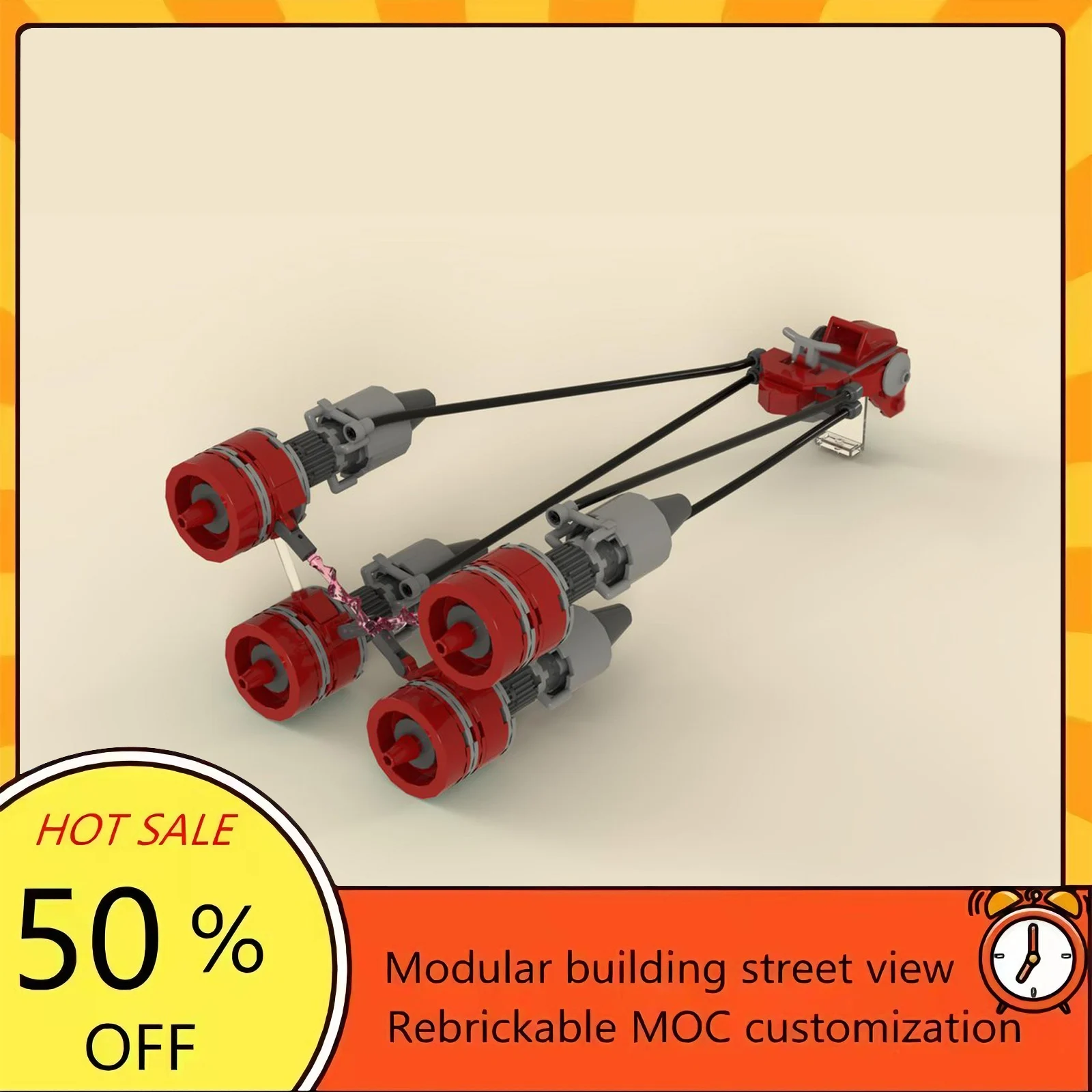 

148PCS Popular Space War Movie Model MOC Building Bricks Spaceship Modular Technology Gifts Holiday Assemble Children Toy Suit