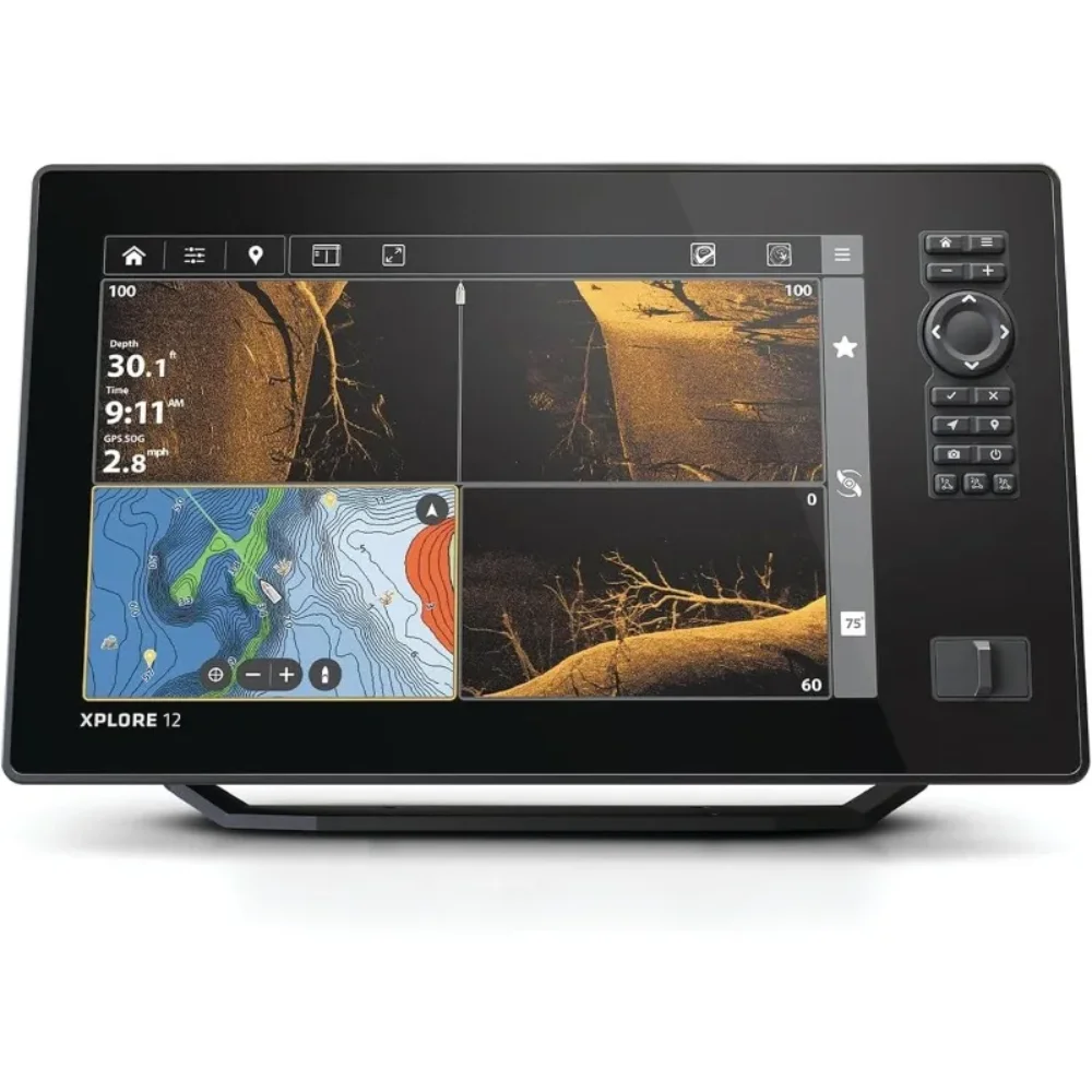 Elettronica per auto e veicoli GPS Fish Finder MEGA Side Imaging+ e display touchscreen HD