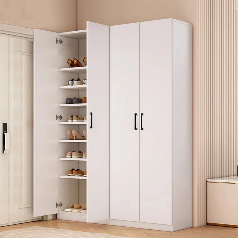 

White Tall Storage Shoe Cabinet Nordic Hallway Apartments Shoe Cabinet Organizers Entryway Szafka Na Buty Furniture For Home